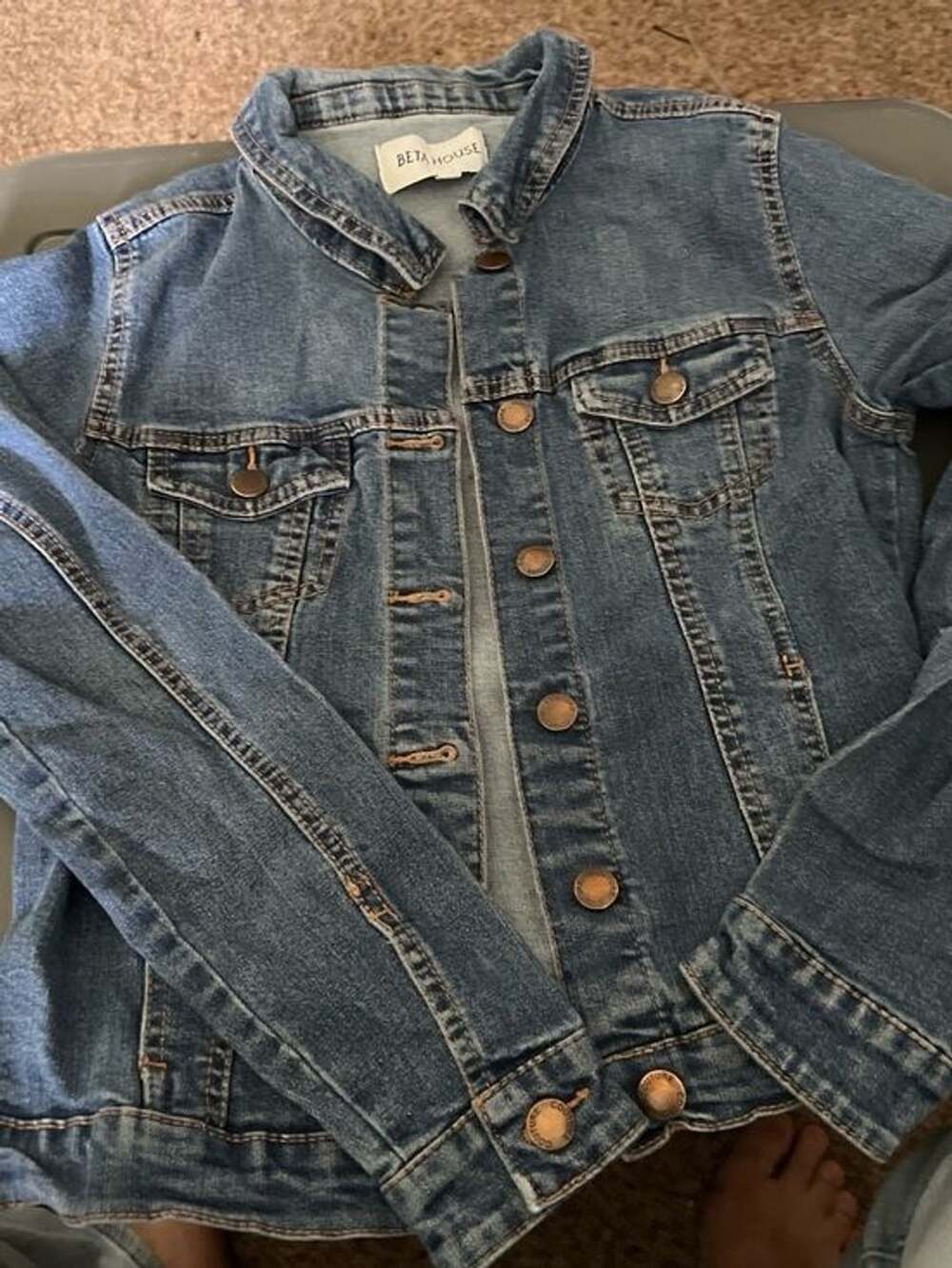 Beta House Women's Midwash Denim Jacket
